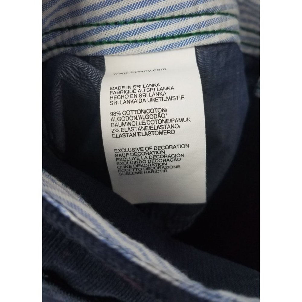 Tommy Hilfiger Women's Sz. 10 Navy Classic Skinny Corduroy Pants 27 in. Inseam - Picture 4 of 6